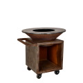 Barbecue Corten Ø 95 cm H 115 cm