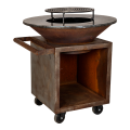 Barbecue Corten Ø 95 cm H 115 cm