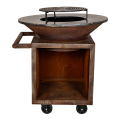 Barbecue Corten Ø 95 cm H 115 cm