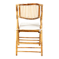 Chaise Bali pliante avec coussin crème