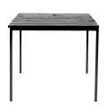 Table Natura black 88 x 88 cm