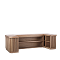 Bar nature avec angle arrondi 60 x 160 cm H 108 cm