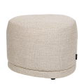 Pouf Galet beige 38 x 50 cm H 41 cm