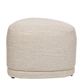 Pouf Galet beige 38 x 50 cm H 41 cm