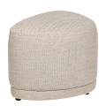 Pouf Galet beige 38 x 50 cm H 41 cm
