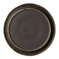 Assiette plate Volcan doré Ø 27,5 cm