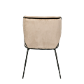 Chaise Dandy velours taupe