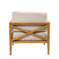 Zetel Biarritz 70 x 75 cm H 78 cm