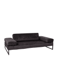 Canapé Happy Hour gris anthracite 205 x 100 x H 53 cm