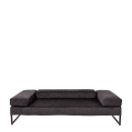Canapé Happy Hour gris anthracite 205 x 100 x H 53 cm