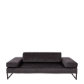 Canapé Happy Hour gris anthracite 205 x 100 x H 53 cm