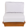 Fauteuil Lounge garden grey 76 x 76 cm H 70 cm