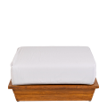 Pouf Lounge garden grey 76 x 76 cm H 36 cm
