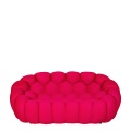 Canapé Bulle framboise 115 x 195 cm H 78 cm