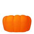 Zetel Bubbly oranje 115 x 118 cm H 78 cm