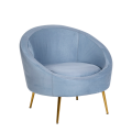 Zetel Sofia blauw 92 x 82 cm H 78 cm