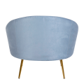 Zetel Sofia blauw 92 x 82 cm H 78 cm