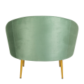 Zetel Sofia groen 92x82 cm Alt. 78cm