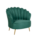 Zetel Schelp groen 81 x 95 cm H 87 cm