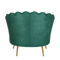 Zetel Schelp groen 81 x 95 cm H 87 cm