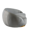 Sofa Lorenza grijs 110 x 190 cm H 80 cm
