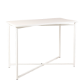 Mange-debout croisé XL plateau blanc 150 x 70 cm H 110 cm