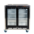 Réfrigérateur stand vitré 2 portes - 200 L