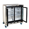Réfrigérateur stand vitré 2 portes - 200 L