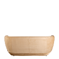 Elton sofa in taupkleurig fluweel   78 X 170 CM H 70 cm