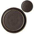 Assiettes Volcan doré