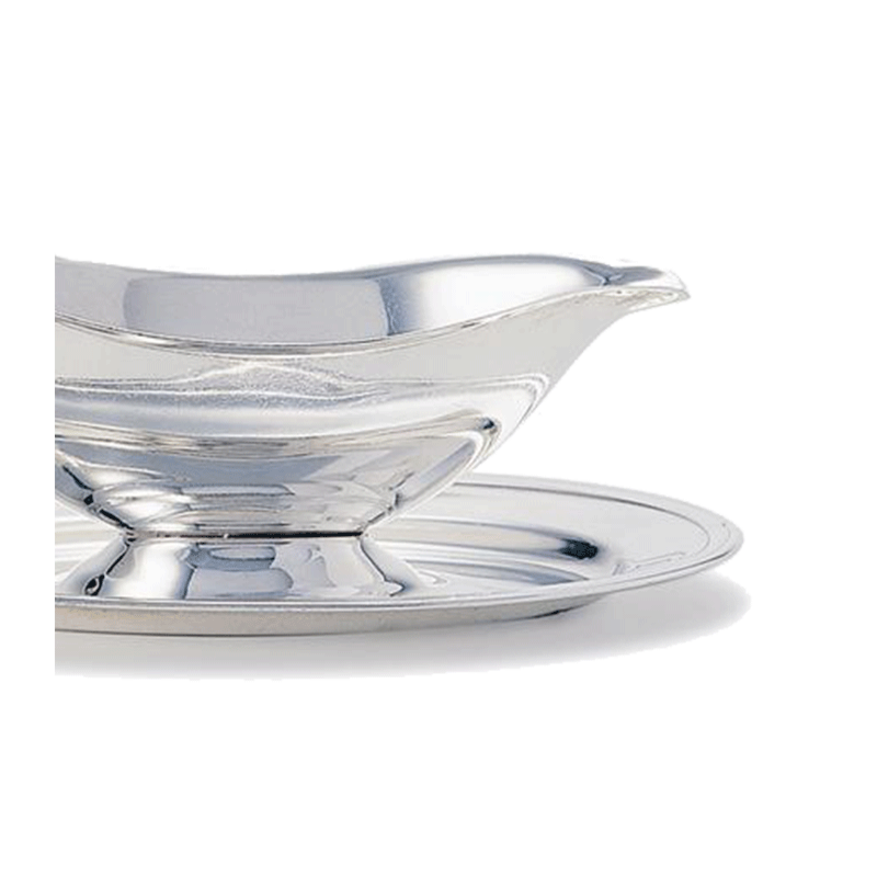 Zilveren sauskom H 7 cm 25 cl