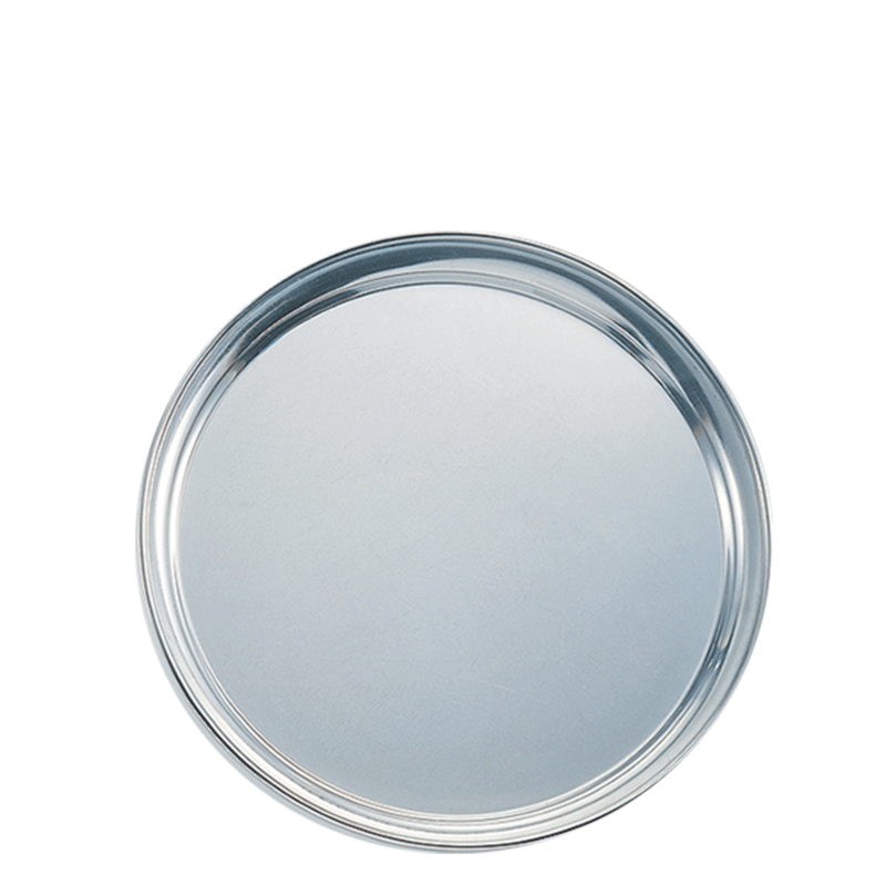 Rond dienblad inox 40 cm