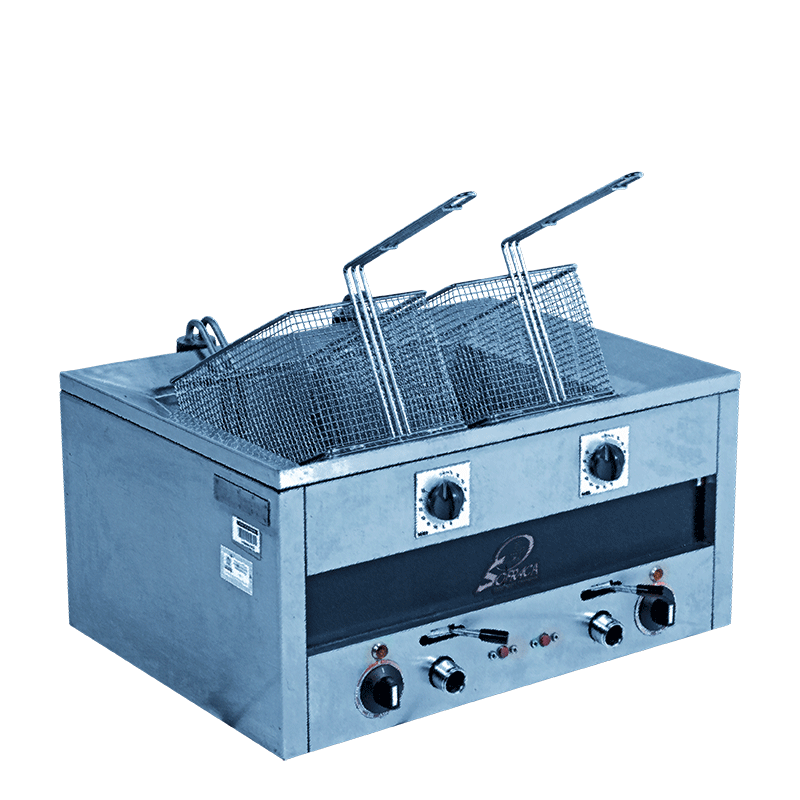 Friteuse double électrique 220 V 14 L