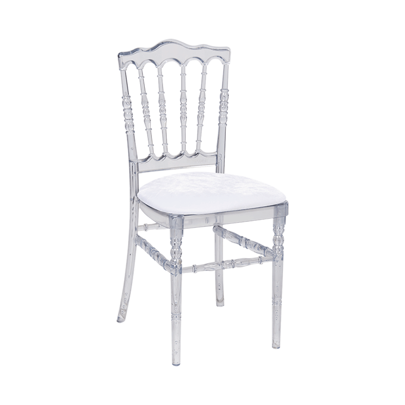 Chaise Napol&eacute;on transparente en plexi 