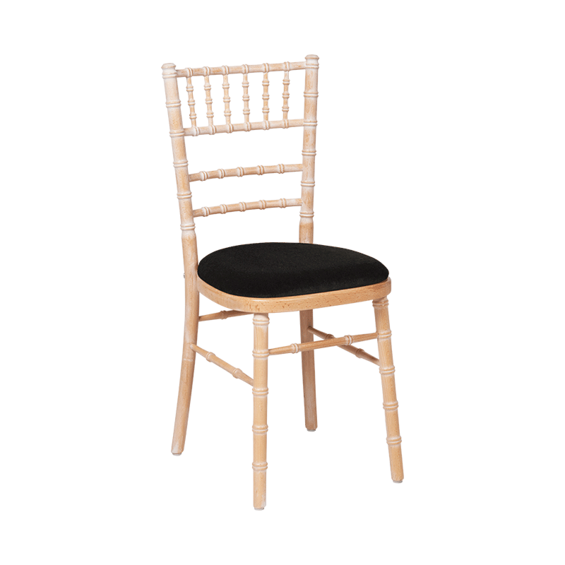 Chaise Natura avec galette noire