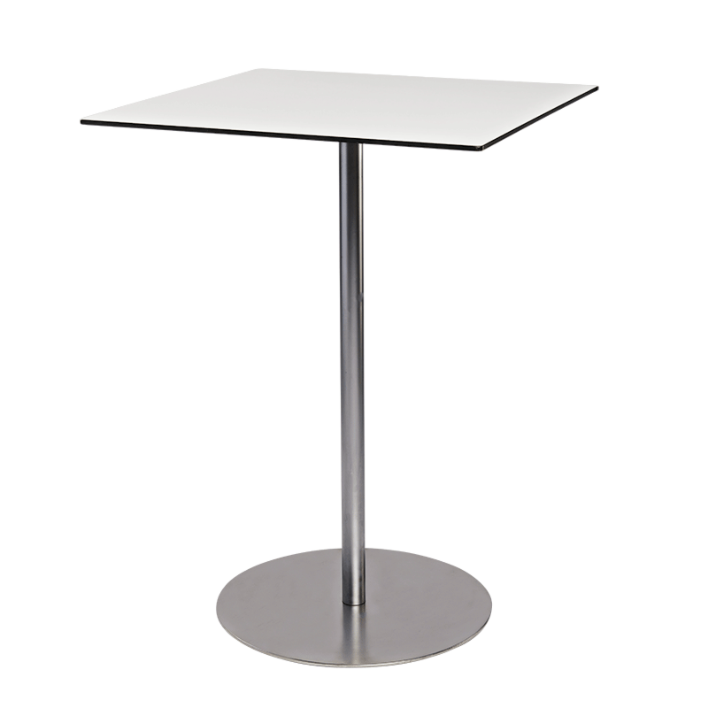 Mange-debout Brio blanc 75 x 75 cm H 108 cm