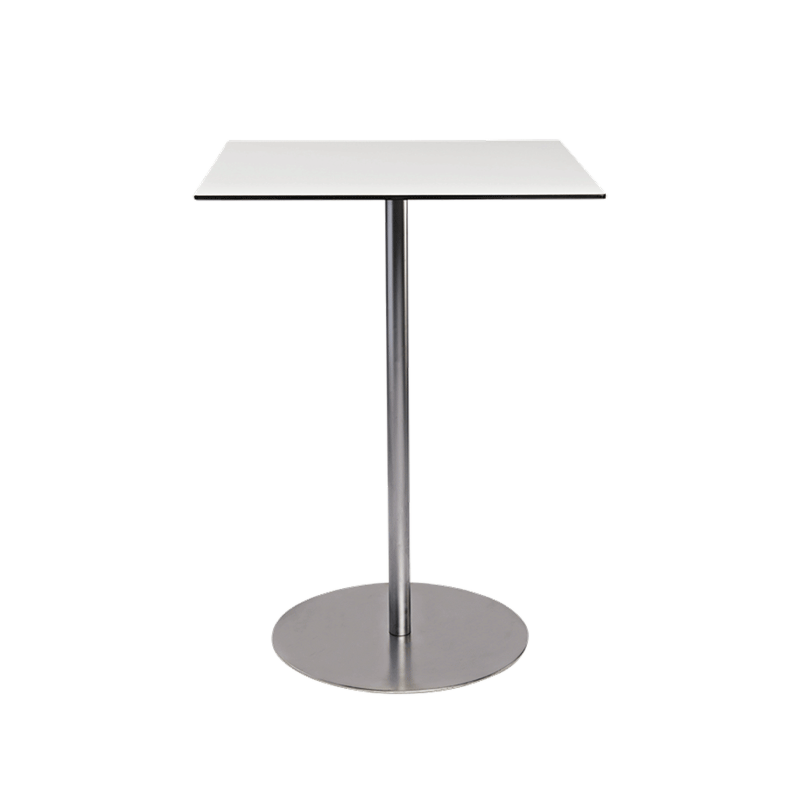 Mange-debout Brio blanc 75 x 75 cm H 108 cm