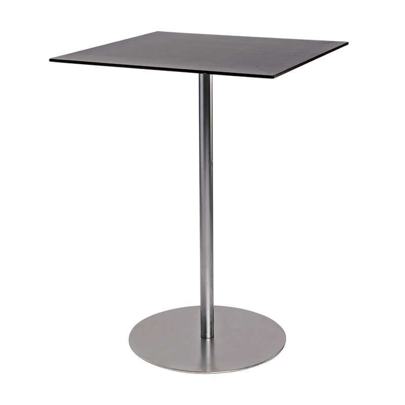 Mange-debout Brio noir 75 x 75 cm H 108 cm