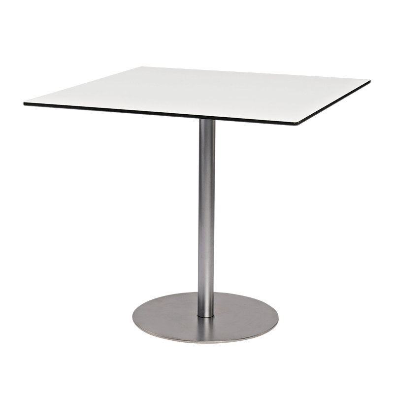 Table Brio blanche 75 x 75 cm