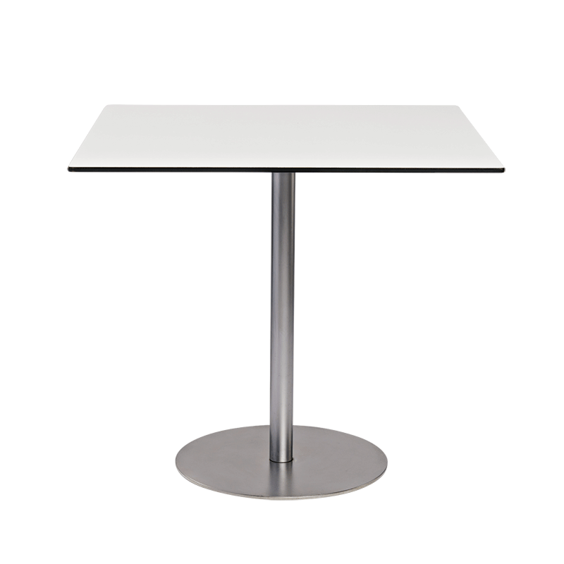 Table Brio blanche 75 x 75 cm