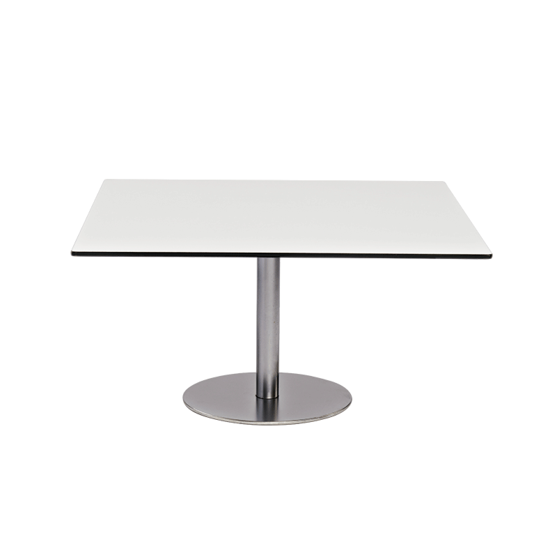 Table basse Brio blanche 75 x 75 cm H 40 cm