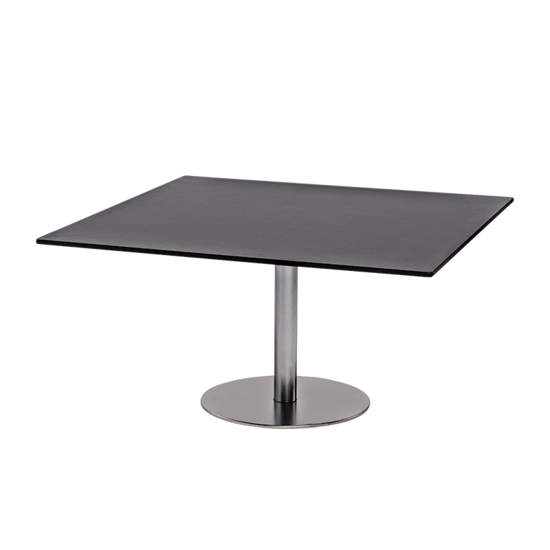 Table basse Brio noire 75 x 75 cm H 40 cm