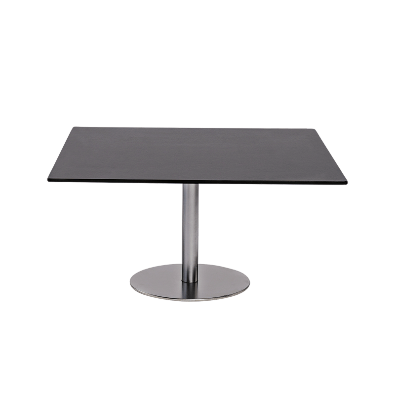 Table basse Brio noire 75 x 75 cm H 40 cm