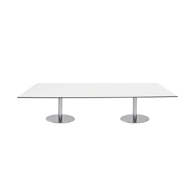 witte lage tafel Brio 75 x 180 cm x H 40 cm