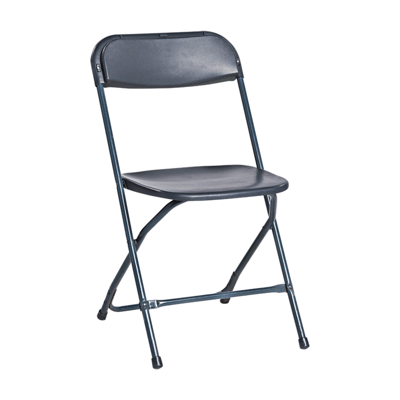 Chaise Samsonite grise pliante