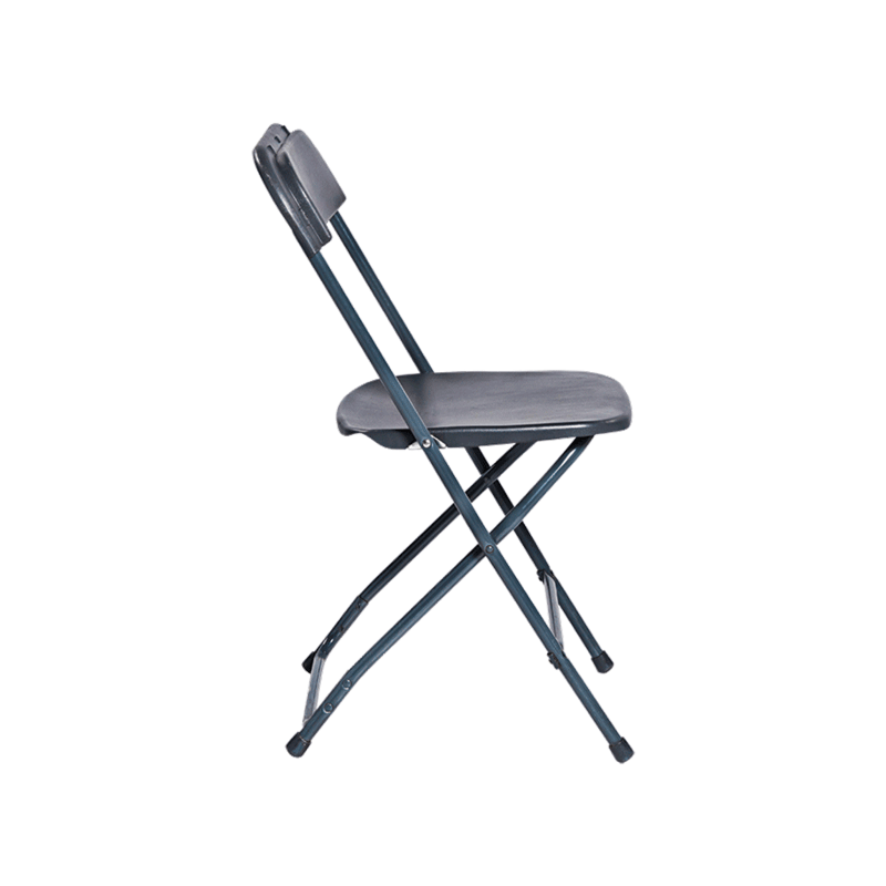 Chaise Samsonite grise pliante