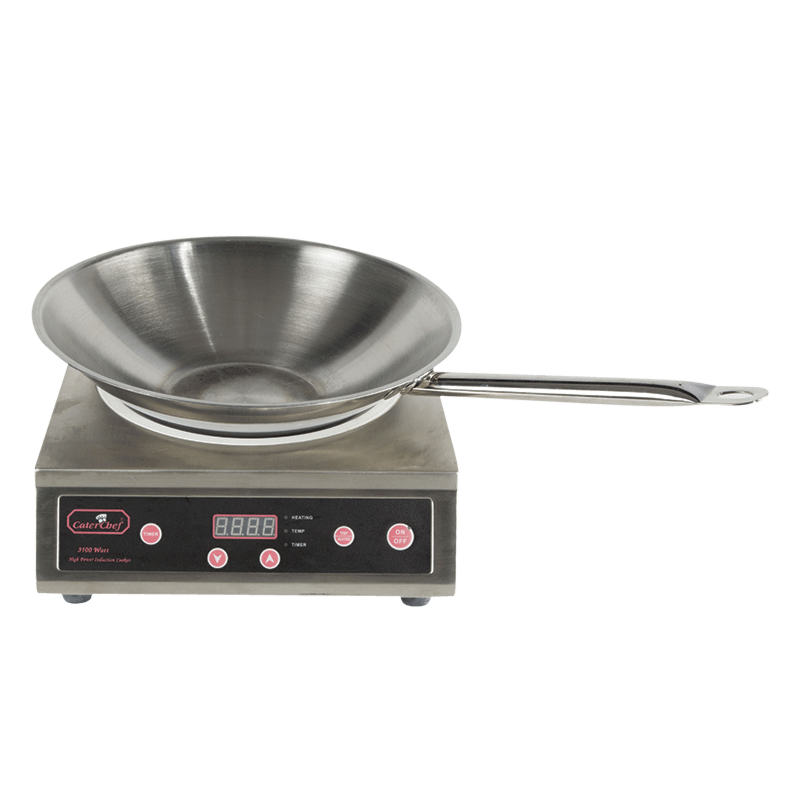 Inductiewok 220 V - 3100 W & pan Ø 36 cm