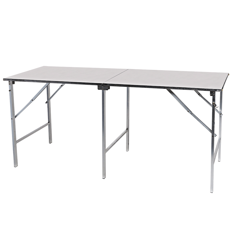 Table pliante en inox 80 x 200 cm H 90 cm
