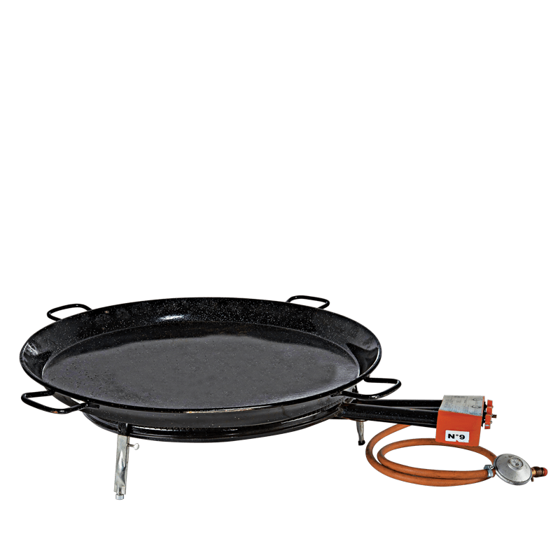 Poêle à paëlla Ø 90 cm avec réchaud gaz
