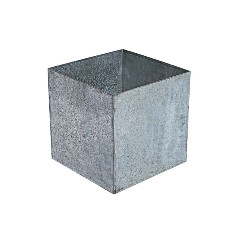 Bambou 1,9 m avec cache-pot en zinc